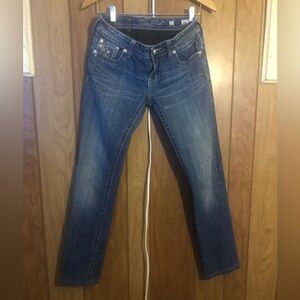 Miss Me jeans. Size 27. Blue. JP6078B. Boot. Inseam 34